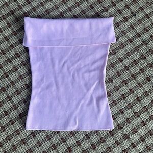 Light pink strapless Zara top